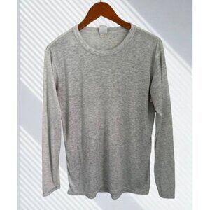 Patagonia Capilene Sweatshirt Gray Crewneck Long Sleeve Made in USA Size Med